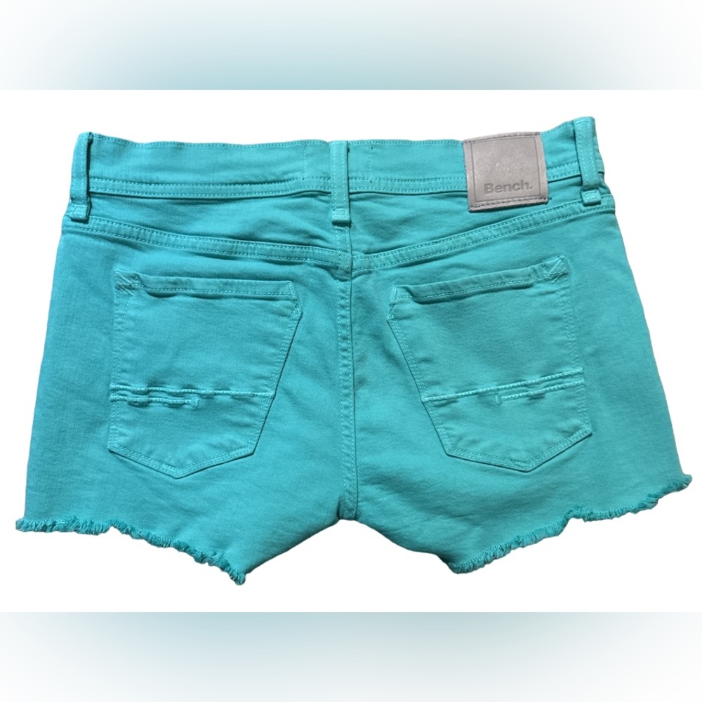 BENCH Duet Teal Shorts - size 26 - Women’s